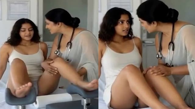 Hot Patient and Lady Doctor Lesbian Porn Nude