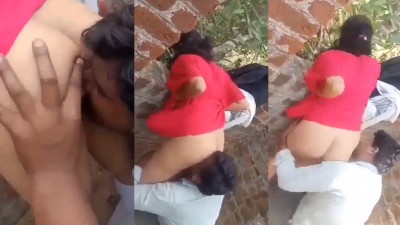 Teacher licking Student Pussy Outdoor