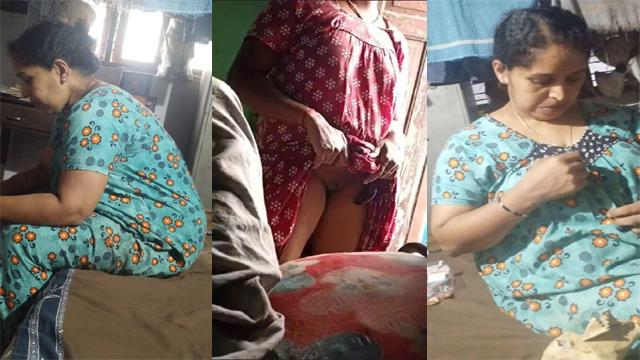 Telugu Maid Aunty Changing Dress Secretly Recorded